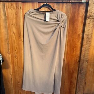 Abercrombie & Fitch Asymmetrical Tan Skirt